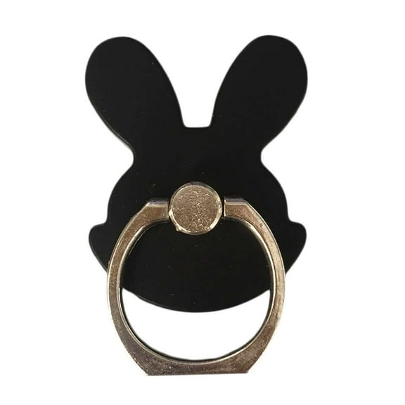 Inteprter Anillo de dedo Universal para teléfono móvil, soporte de montaje para Smartphone, iPhone, Xiaomi, Samsung, teléfono inteligente, MP3, Coche Teléfono y Comunicación Negro