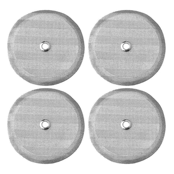 4 piezas de filtro de café de repuesto de acero inoxidable YONGSHENG 800-1000 ml