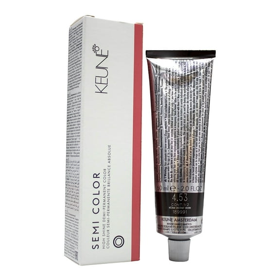 Keune Semi Color 4.53 Demi-Permanent Color Medium Chestnut Brown 2 Oz