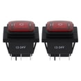 thumbnail image 1 of Shisuyan 4Set 3.8X3.5X2.6CM Rocker Switches for Electrical Control and Automotive Modifications 12V 15A, 1 of 9