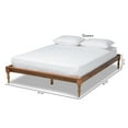 thumbnail image 4 of Baxton Studio Romy 13.5" Platform Wood Bed Frame - Queen Size, 4 of 7