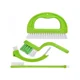 thumbnail image 1 of Cepillos de limpieza para el hogar, cepillos para juntas, herramientas para limpiar juntas de baldosas con mango antideslizante para cocina y baño, paquete verde de 4, 1 of 5