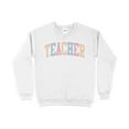thumbnail image 4 of Teacher Collegiate Solid Long Sleeve Sweatshirt, 4 of 7
