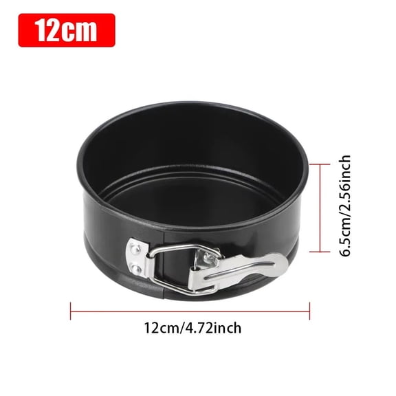 Carbon Steel Non Stick Leakproof Cake Baking Pans Springform Cake Pan with Removable Bottom Round Mold for Home Kitchen Bakery