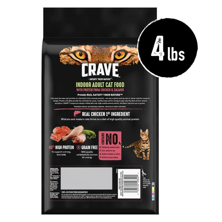 Crave indoor cat food reviews sales