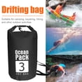 thumbnail image 1 of Saco De Bolsa Seca Bolsa seca impermeable Pack Saco Natación Kayak River Trekking (3L Negro), 1 of 4