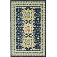 thumbnail image 1 of Unique Loom Taftan Collection Geometric Tribal Area Rug, 5 x 8 Feet, Navy Blue/Gold, 1 of 2
