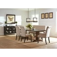 thumbnail image 6 of Mapleton Rustic Amber Dining Table, 6 of 7