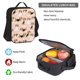thumbnail image 5 of Disketp Beagle Dog On Brown Mochila Estampada de Gran Capacidad con Lonchera y Estuche, Set de 3 Piezas para Estudiantes, 5 of 7