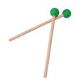 thumbnail image 3 of BQLZR 2Pcs Green Rubber Head Marimba Mallest Percussion Sticks Instrument Part, 3 of 5
