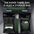 thumbnail image 1 of Bolsa de cuero para colgar en el medio del asiento del coche, bolsa de almacenamiento de asiento suave para guardar y ordenar el coche Ndcxsfigh Accesorios para autos y motos, 1 of 3