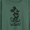thumbnail image 3 of Mickey & Friends - Mickey Sketch - Women's Lightweight French Terry Long Sleeve Shirt, 3 of 5