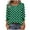 Army Green, variant on CHGBMOK Womens Polka Dots 3/4 Sleeve Blouses Button On Crew Neck T Shirts Casual Dressy Tops Going Out Outfit