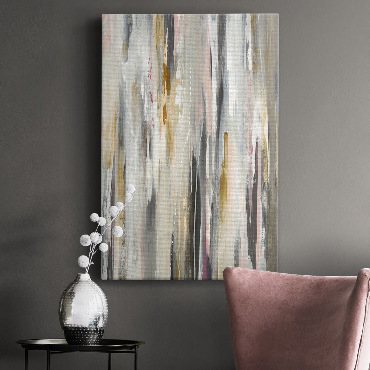 Color Ripple Premium Gallery Wrapped Canvas - Ready to Hang