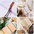 thumbnail image 7 of 10Pcs Ribbon Bookmarks Colored Artificial Leather Bookmark 370x30mm/14.6x1.2inch Colorful Ribbon Page Markers Kits for DIY Crafts Sewing for Books Readers, 7 of 7