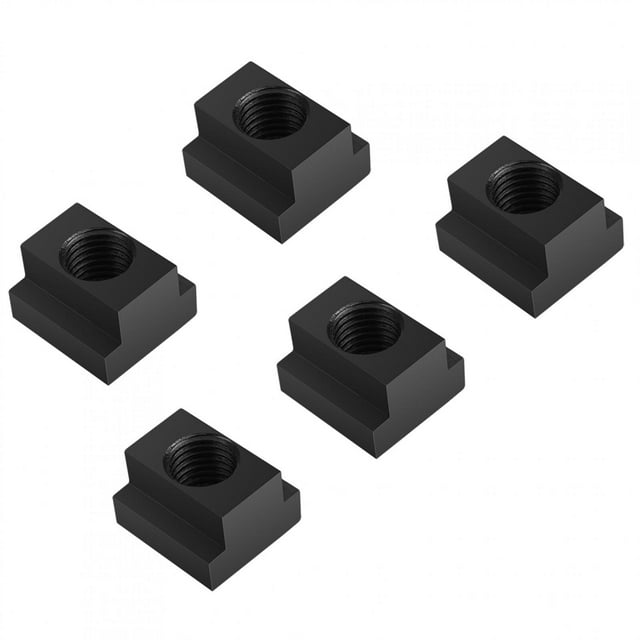 T Sliding Nut Block Black Oxide Finish High Hardness T Slot Nuts for Home Mechanical Tool
