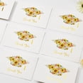 thumbnail image 3 of Graduation Thank You Cards 2026, 50 Pack, With Self-adhesive Envelopes and Stickers, Flower and Grad Cap Foil Design, 3 of 7