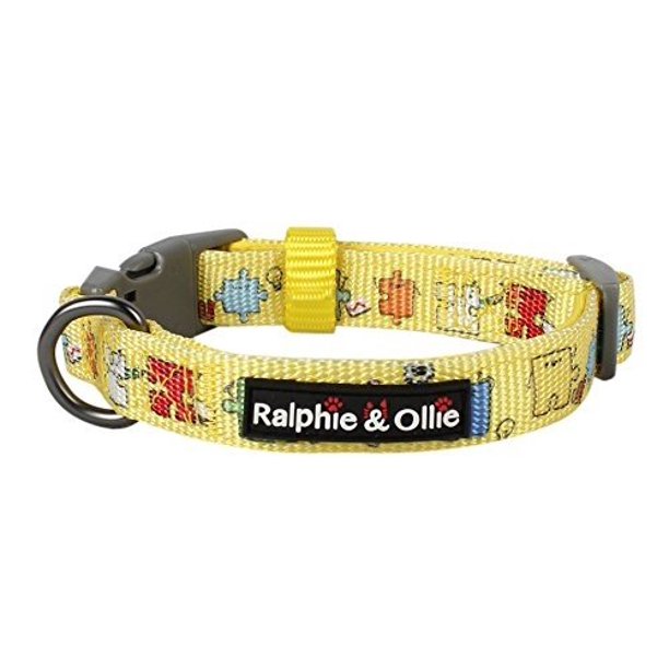 Ralphie & Ollie Dog Collar, Soft Padded Adjustable Pet Collars for Dogs