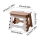 thumbnail image 3 of Taburete plegable portátil para interiores y exteriores, pequeño, para acampar, para adultos, para tren, silla de pesca compacta, de plástico, 3 of 6