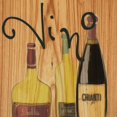 thumbnail image 2 of Greene, Taylor 26x26 Gold Ornate Wood Framed with Double Matting Museum Art Print Titled - VINO 2, 2 of 4