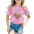 thumbnail image 1 of XDZJLR T-Shirts pour Filles Vêtements de Carnaval pour Enfants Imprimé Coloré Col Rond Manches Courtes 2-3 Ans, 1 of 4