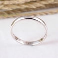 thumbnail image 4 of 925 Sterling Silver 3mm Wedding Band – Simple Half Round Ring for Daily Wear, Couple Rings, Gift for Her, 4 of 4