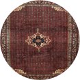 thumbnail image 1 of Ahgly Company Machine Washable Indoor Round Traditional Deep Red Area Rugs, 4' Round, 1 of 7
