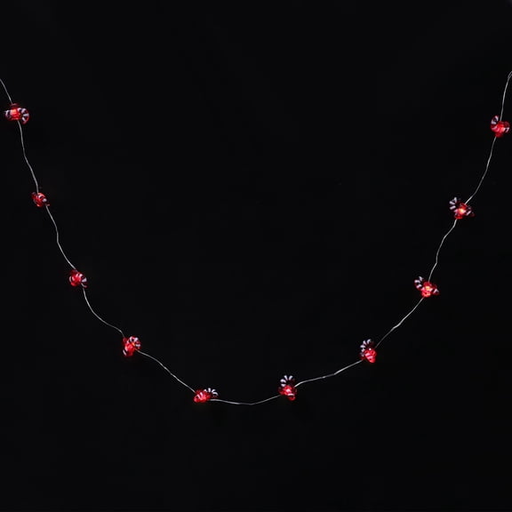 Raindrops String Lights for Christmas Tree Decoration, 1 Piece, Battery Operated, Warm White LED, Indoor Outdoor