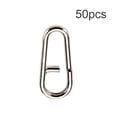 thumbnail image 1 of Pesca Anillos divididos ovalados giratorios de acero con cabeza doblada señuelos aparejos de pesca a presión (S) 50 piezas Barbie Nuevos Originales, 1 of 6