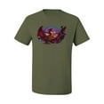 thumbnail image 2 of Wild Bobby, Awaken the Dragon Mythical Medieval Beast, Pop Culture, Men Graphic Tees, Military Green, Large, 2 of 3