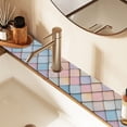 thumbnail image 2 of Yayeee Faucet Mat for Kitchen Sink 14.7" Diatomite Long Splash Guard Pad, Orange Art Pattern, 2 of 7