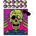 thumbnail image 1 of Less Than 5 Event & Party Pin The Eyeball On The Halloween Party Game Pin The Tail Games Halloween Party Game Poster with Eyeball Stickers and Blindfold for Kids Birthday Party, 1 of 7