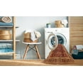 thumbnail image 2 of Ahgly Company Machine Washable Indoor Rectangle Industrial Modern Orange Area Rugs, 3' x 5', 2 of 7