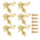 thumbnail image 1 of 6Pcs Locking Guitar String Tuning Peg Metal Sealed Tuner Head Key Set Kit for Electric NHXF(6 Right Peg Set ), 1 of 4