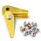 thumbnail image 4 of 18 piezas de cuchillas de acero inoxidable + 18 piezas de tornillos de repuesto para Bosch, 4 of 7