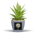 thumbnail image 1 of Pot de Fleurs Ananas Faux Grand Intestin Mini Décor, 1 of 3