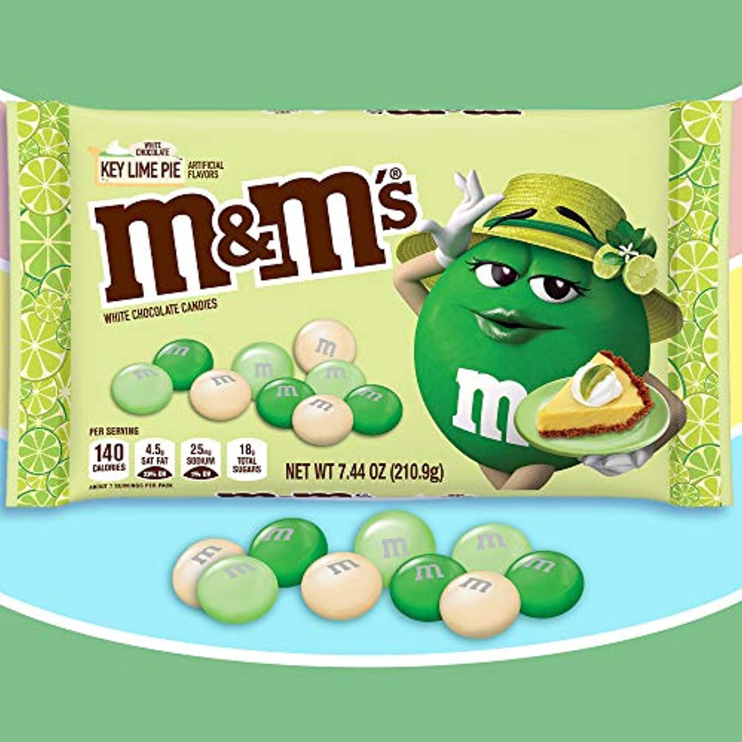 M&M'S Easter White Chocolate Key Lime Pie Candy Assortment Bag, 7.44 oz -  Metro Market