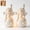 B, variant on Light up Ceramic Snowman Christmas Decor,4.7 Inch White LED Lighted Snowman Figurine with Hollow Cut Patterns for Christmas Gifts Winter Fireplace Mantel Table Centerpiece Decorations,2PCS
