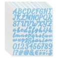 thumbnail image 1 of Paquete de 608 8 Hojas Stickers de Letras Brillantes Autoadhesivos Azul, 1 of 6