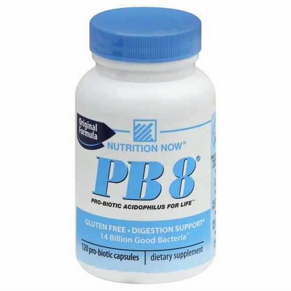Nutrition Now PB 8 Pro-Biotic Acidophilus For Life Capsules, 120 Ct