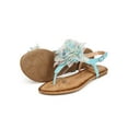 thumbnail image 4 of New Women DbDk Fannyy-9 Flower Chiffon Slingback Slingback Thong Sandal Size, 4 of 5