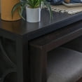 thumbnail image 4 of Powell Malfoy 5-Piece Nesting Console Table Set, 4 of 13