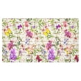 thumbnail image 1 of BSDHOME Retro Meadow Flowers Tablecloth 60x104 Inches, Yellow Red Butterfly Tablecover Desk Table Cloth Cover for Party Decor, 1 of 5