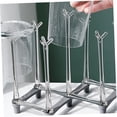 thumbnail image 3 of BEADCEST Mug Display Shelf Folding Glass Cup Drain Rack Grey PP for Adults 1Pack Back to School, 3 of 8