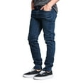 thumbnail image 2 of Men's Skinny Fit Stretch Raw Denim Jeans, Up To 42W, 2 of 5