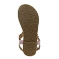 thumbnail image 5 of Beverly Hills Polo Club Kid Girls Thong Sandal with Multi Flower Accents, Pink, 1, 5 of 5