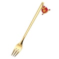 thumbnail image 1 of TIMIFIS Forks Kitchen Accessories New Year Tableware Dessert Fork Stirring Small Fork New Year Gift Fork, 1 of 1