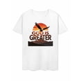 thumbnail image 4 of USPEED Men's Vintage God Is Greater Christian T-Shirt Bald Eagle Mountain Sunset Short Sleeve Casual Outdoor Faith Daily Wear Top, 4 of 5