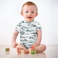 thumbnail image 2 of Baby Watercolor Foggy Forest Newborn Infant Baby Romper Shirts Boy Girl Misty Woodland Trees Mountain Summer Outfit Baby Clothes Short Sleeve Onesie, 2 of 6