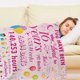 thumbnail image 5 of LHSHID Happy 16th Birthday Throw Blanket for Girls 16 Years Old Flannel Fleece Blanket Sixteenth Birthday Gift Ideas Decoration for Teen Daughter Niece Granddaughter 50x60in, 5 of 6